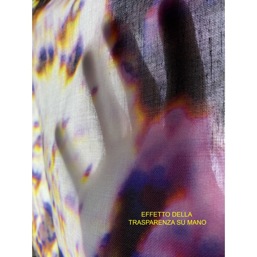 FISH TENT und CORAL REEF cm.160X300 made in ITALY Leinenmischung