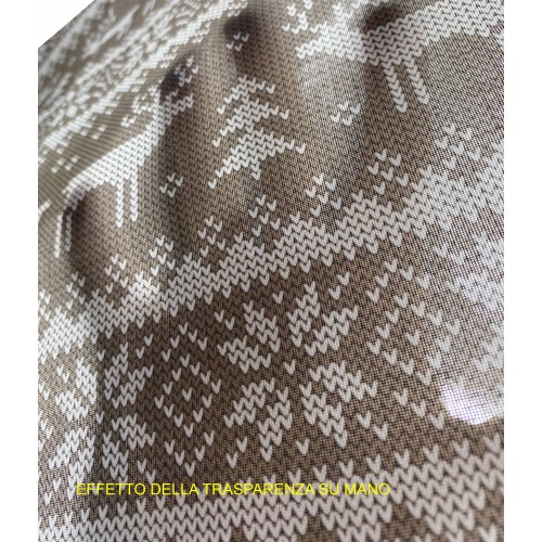 RIDEAU TYROLIEN BEIGE PULL cm.160x300 emballé MADE in ITALY lin