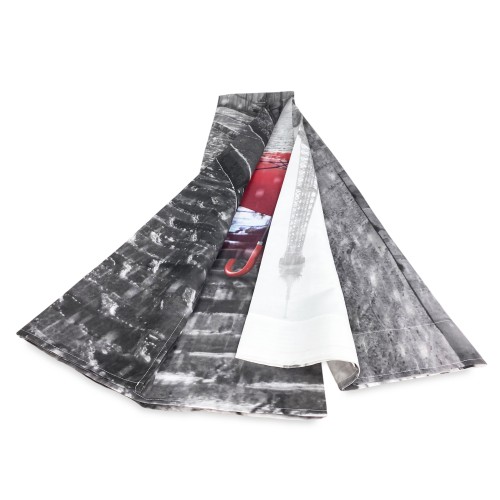 PARIS TENT WITH UMBRELLA cm.160X240 made MADE in ITALY linen blend