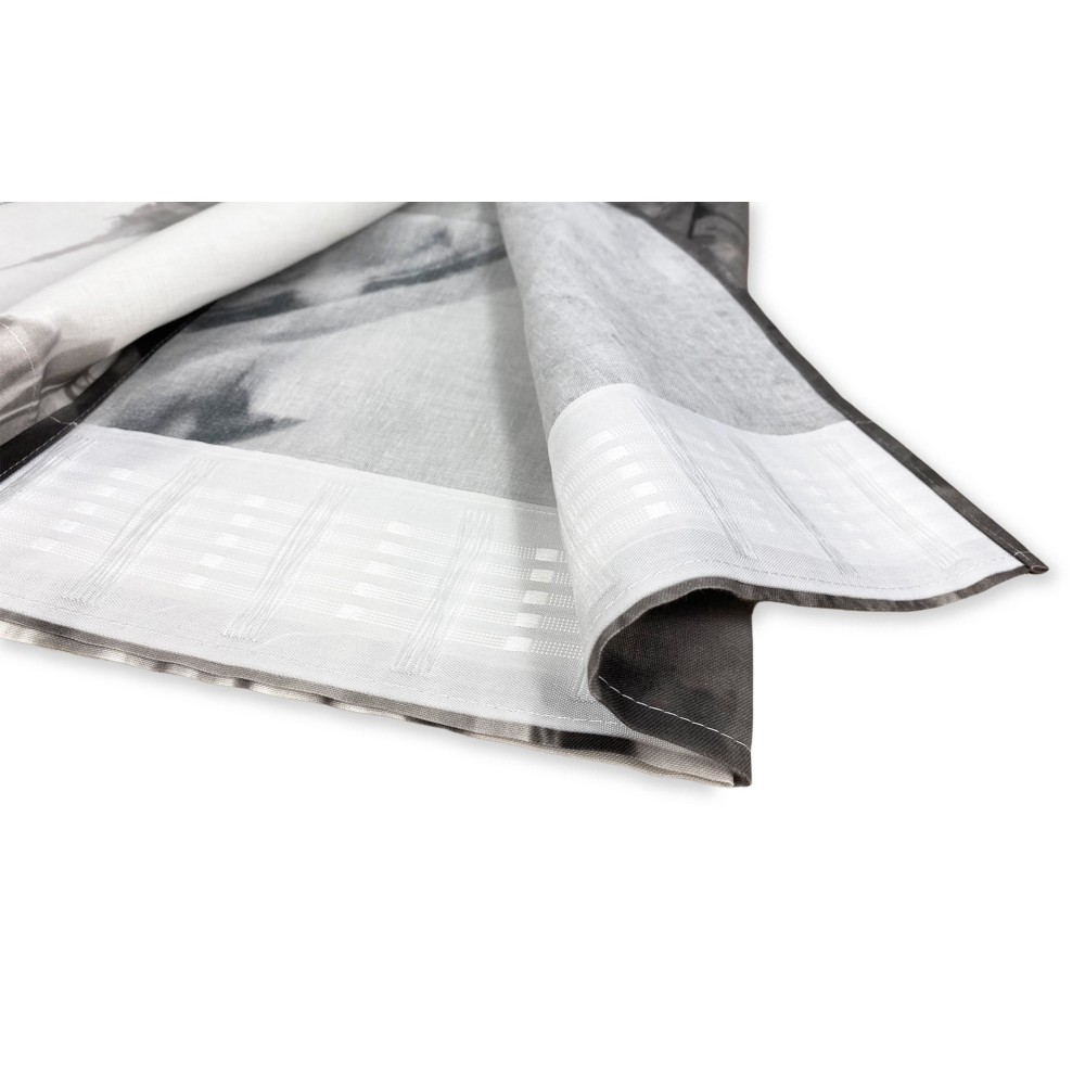 TENDA PARIGI CON L'OMBRELLO cm.160X240 confezionata MADE in ITALY misto lino