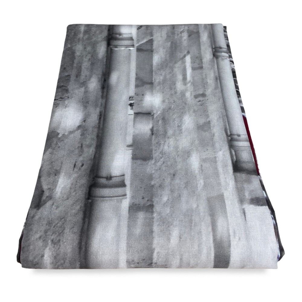 RIDEAU PARIS AVEC PARAPLUIE cm.160x240 emballé MADE in ITALY mélange de lin