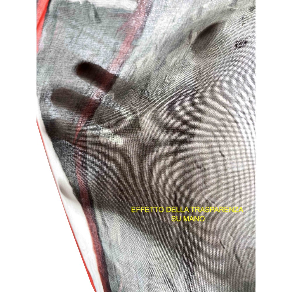 VENEZIANISCHER VORHANG PONTE INNAMORATI cm.160X300 made in ITALY Leinenmischung