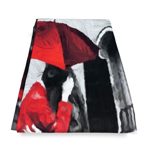 TENDA VENEZIA PONTE INNAMORATI cm.160X300 confezionata MADE in ITALY misto lino