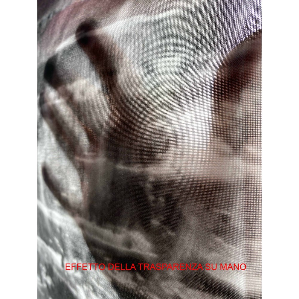 RIDEAU PARIS AVEC PARAPLUIE cm.160x240 emballé MADE in ITALY mélange de lin