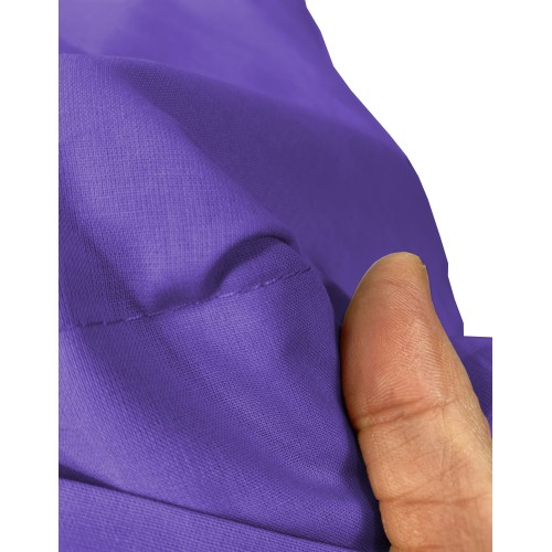 COPPIA federa per GUANCIALE STRONG tinta unita VIOLA cm. 52X82