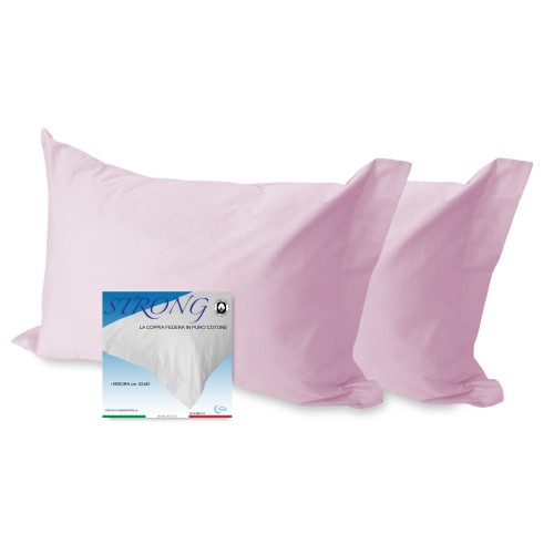 PAAR Kissenbezug für STRONG einfarbig PINK cm. 52X82 cm