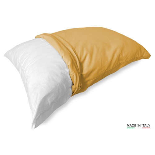 PAIR of pillowcase for STRONG solid color OCRA pillowcase cm. 52X82