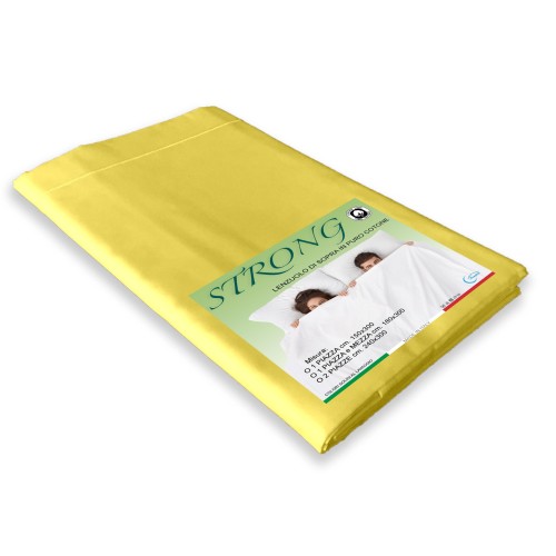 TOP SHEET CORDONETTO STRONG yellow made in Italy