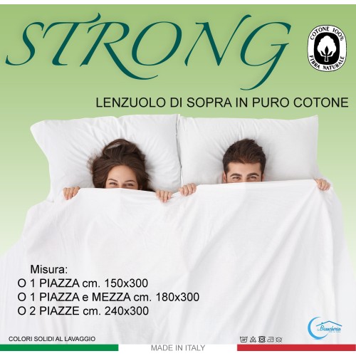 LENZUOLO di sopra CORDONETTO STRONG giallo made in Italy