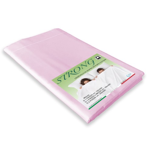 LENZUOLO di sopra CORDONETTO STRONG rosa made in Italy