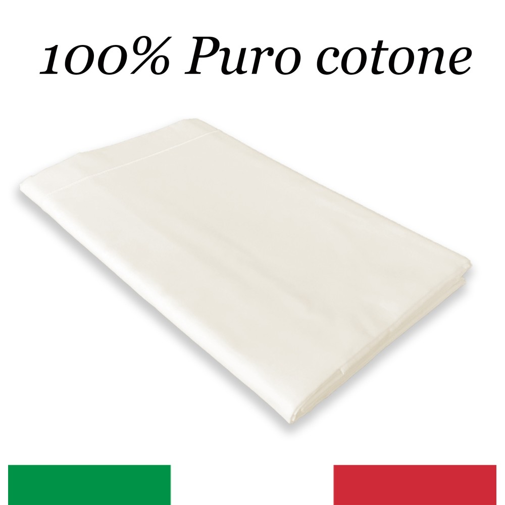 TOP SHEET CORDONETTO FUERTE crema made in Italy