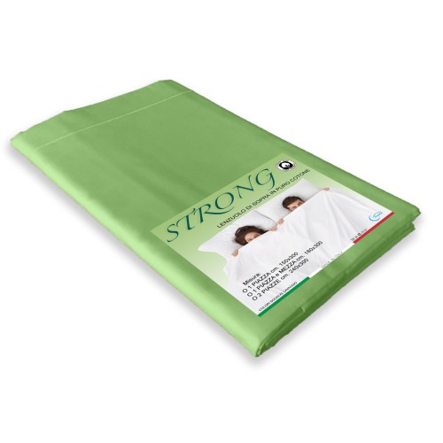 TOP SHEET CORDONETTO STRONG prairie green made in Italy