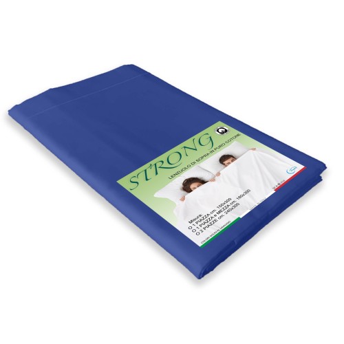 TOP SHEET CORDONETTO STRONG dunkelblau made in Italy