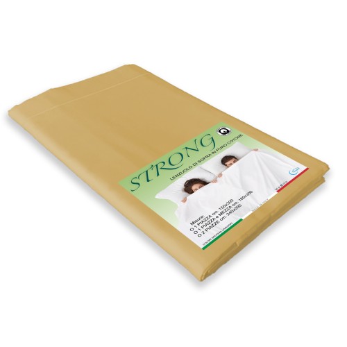 LENZUOLO di sopra CORDONETTO STRONG Ocra made in Italy