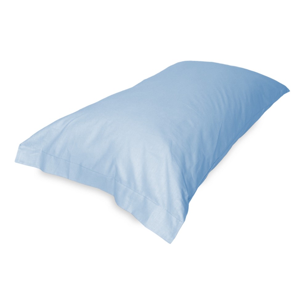 STRONG SHEETS sheet set solid color LIGHT BLUE pure COTTON Made in Italy