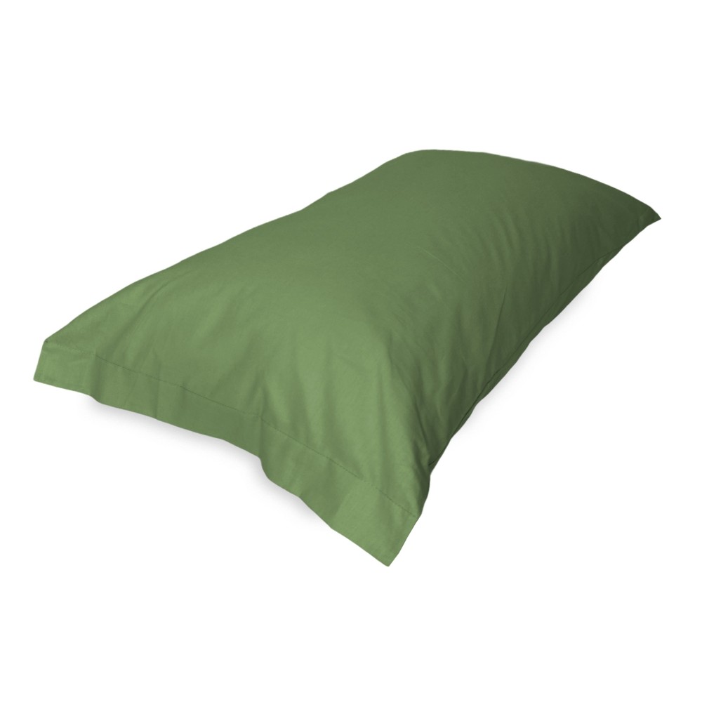 Set de Draps de Lit en Coton en couleur unie vert prairie STRONG fabriqué en Italie