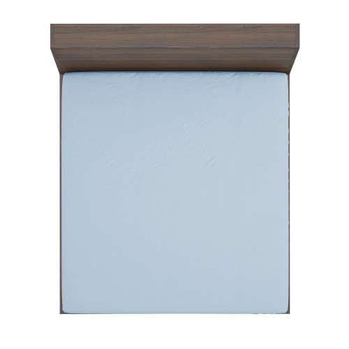 SHEET with CORNERS STRONG solid color BLUE made in Italy