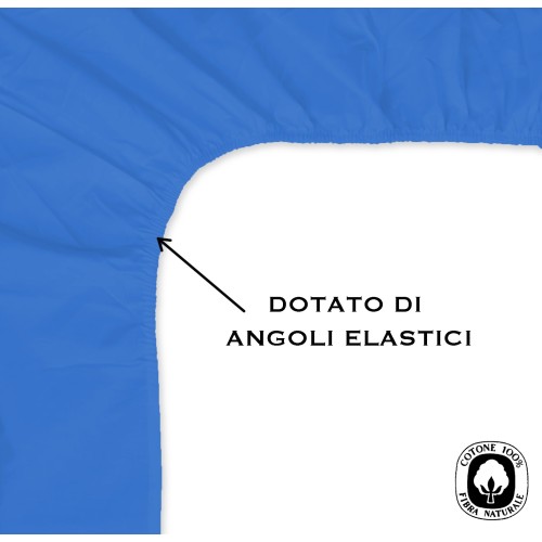 BLECH mit ECKEN STARK einfarbig BLUETTE hergestellt in Italien