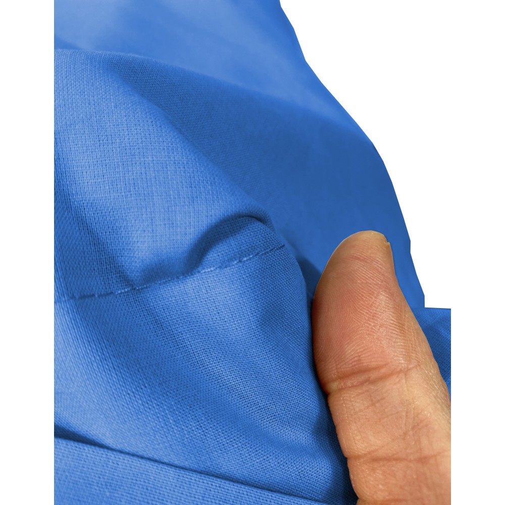 SHEET with CORNERS STRONG solid color BLUETTE made in Italy