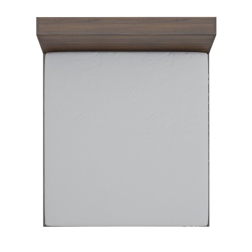 SPANNBETTLAKEN mit STARKER einfarbiger FARBE GRAU hergestellt in Italien