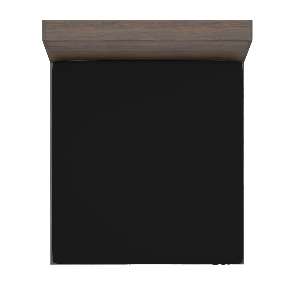 SÁBANA con ESQUINAS FUERTE color sólido NEGRO hecho en Italia