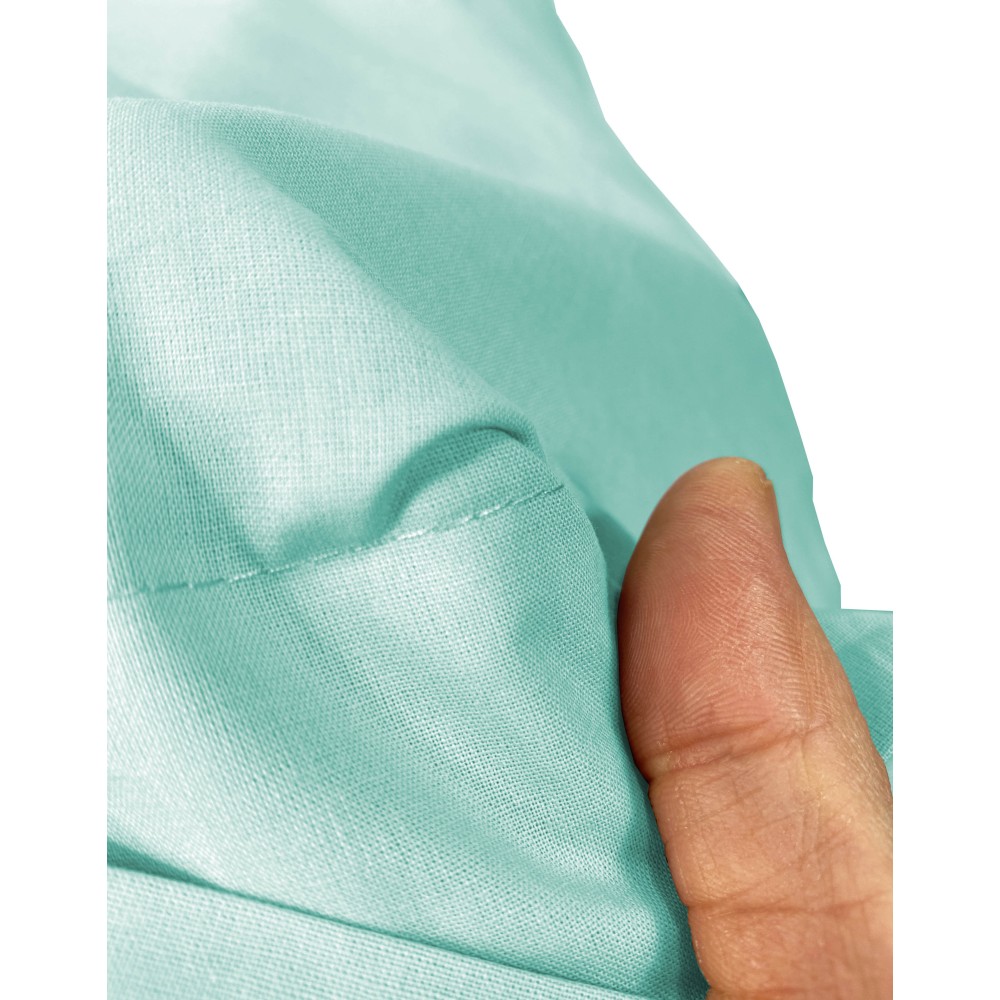 SHEET with CORNERS STRONG solid color VERDINO made in Italy