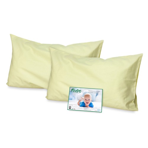 COPPIA federa PEDRO per LETTINO bambino CM. 40X60 TUTTI I COLORI