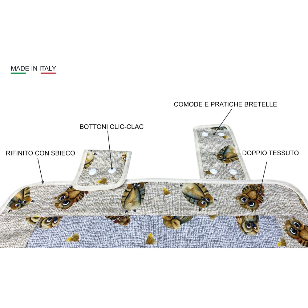 BACKOFENABDECKUNG BACKOFENABDECKUNG EULEN GRAU