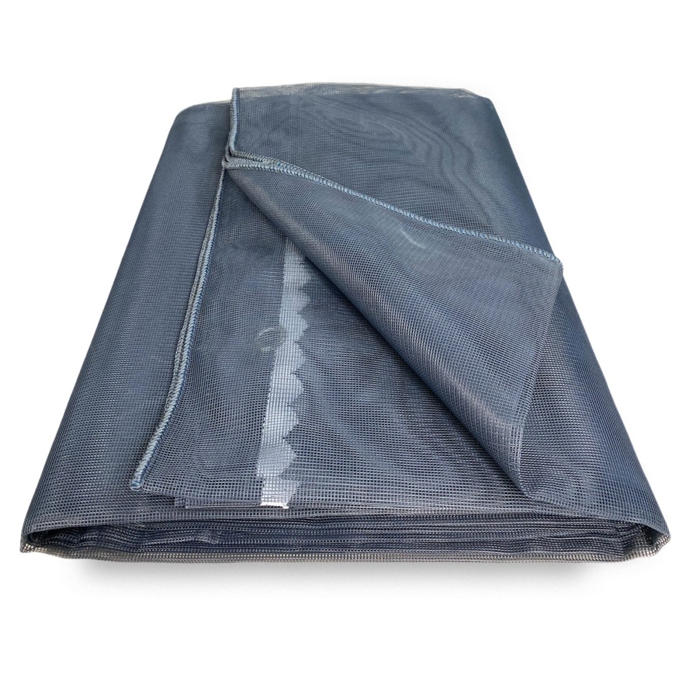 MARQUISETTE outdoor mosquito net curtain leaded in 8 different sizes plain GREY