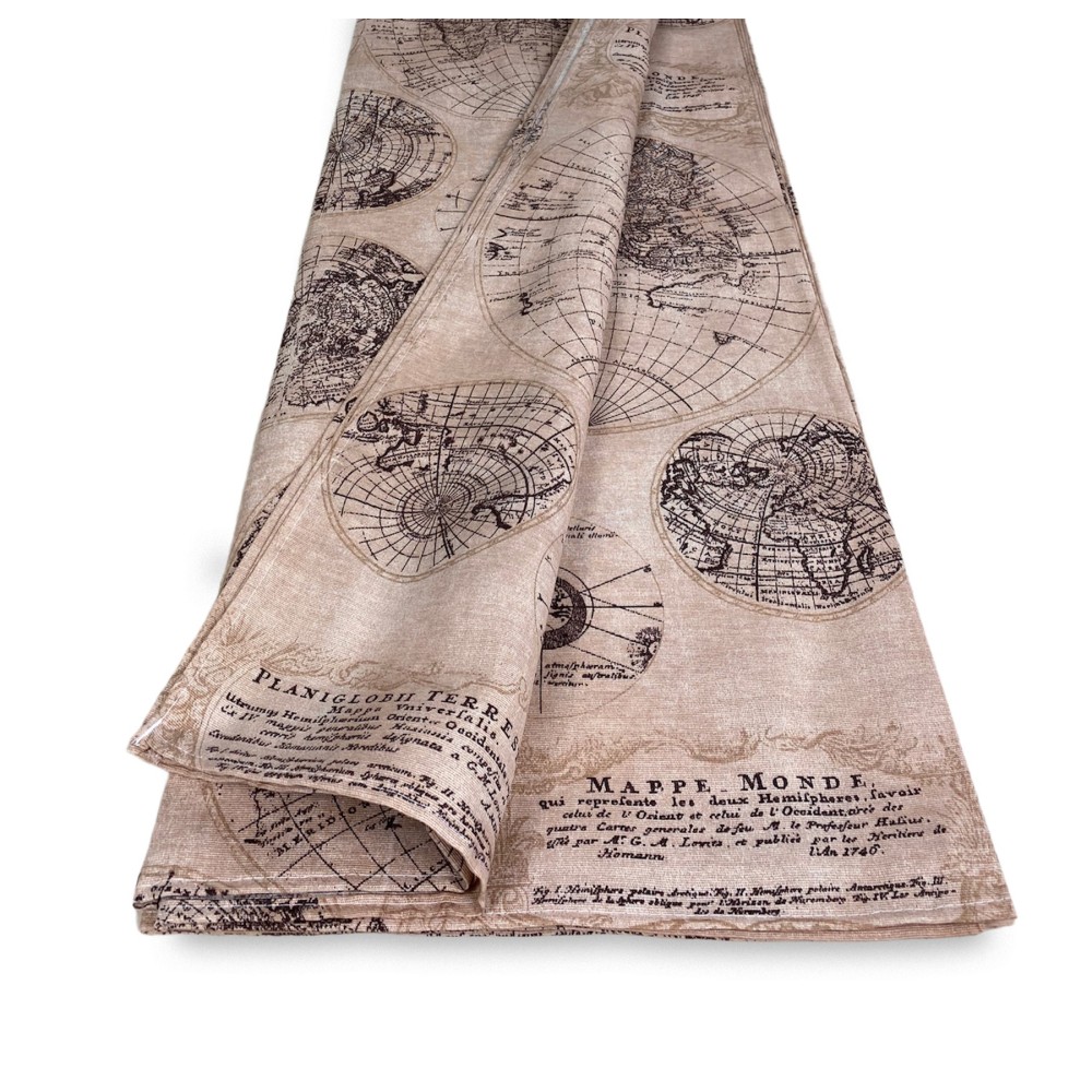 BADEN BEZUG GRAN SCARF Tagesdecke SOFA BEZUG Stoff LONETA MONDO BRAUN