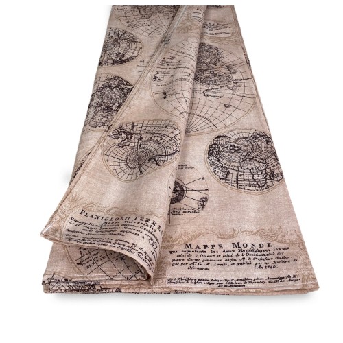 FURNISHING COVER GRAN SCARF bedspread SOFA COVER fabric LONETA MONDO BROWN