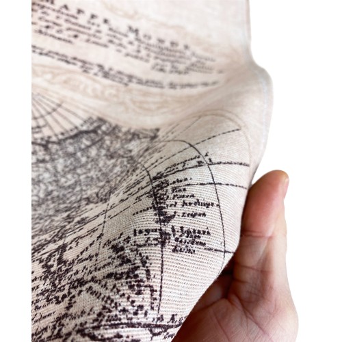 FURNISHING COVER GRAN SCARF bedspread SOFA COVER fabric LONETA MONDO BROWN