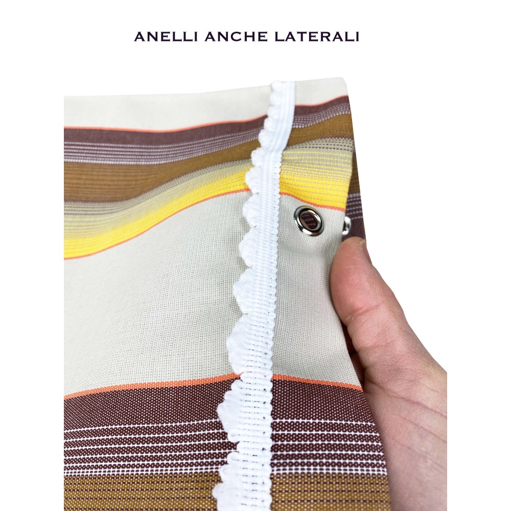 OUTDOOR AWNING GARDEN BALCONY CALIFORNIA BROWN PACKAGED