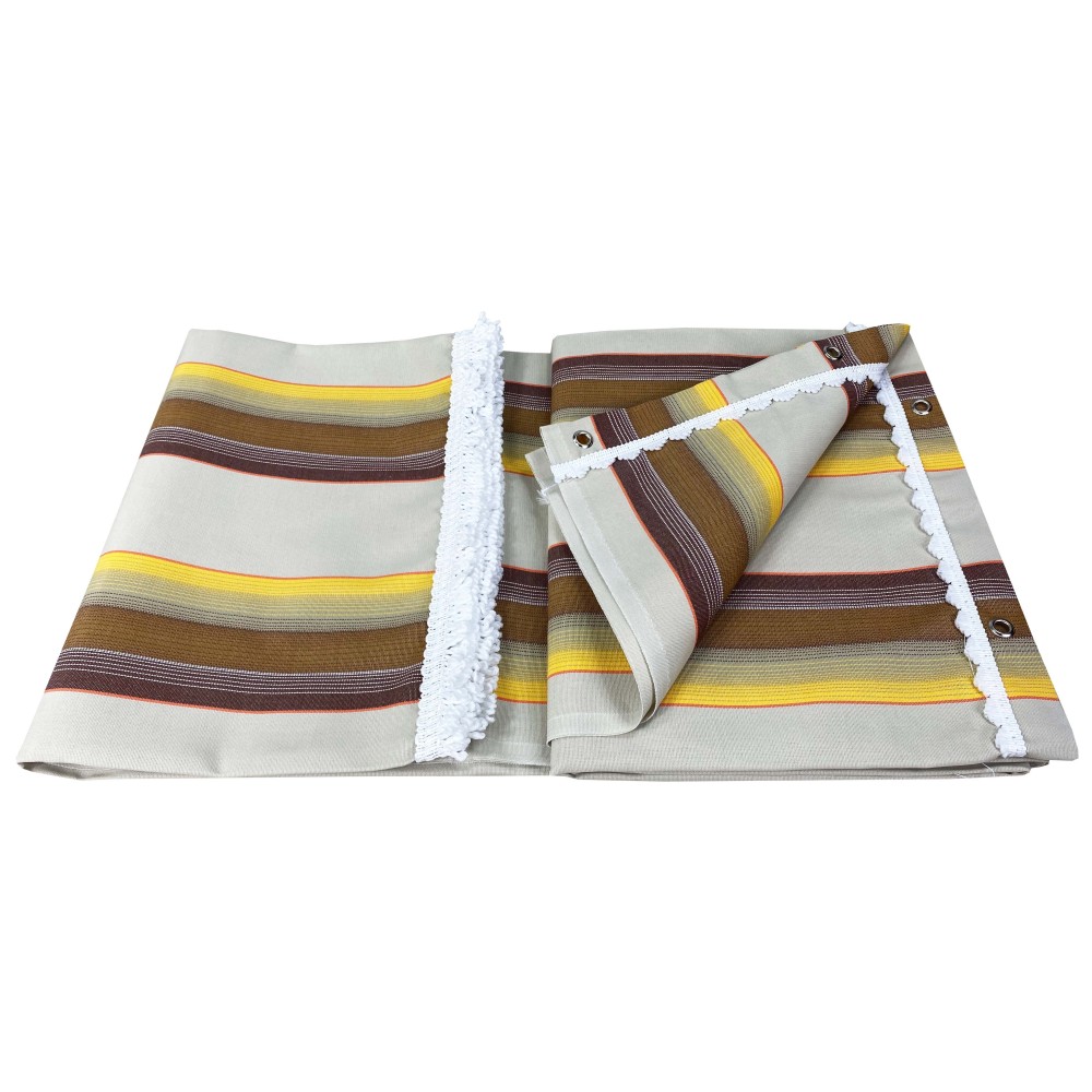 OUTDOOR AWNING GARDEN BALCONY CALIFORNIA BROWN PACKAGED