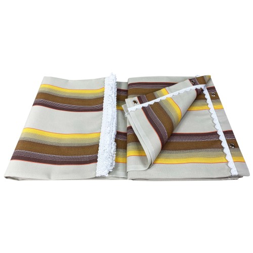 OUTDOOR AWNING GARDEN BALCONY CALIFORNIA BROWN PACKAGED