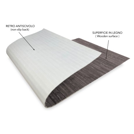 KITCHEN RUG IN WOOD bamboo...