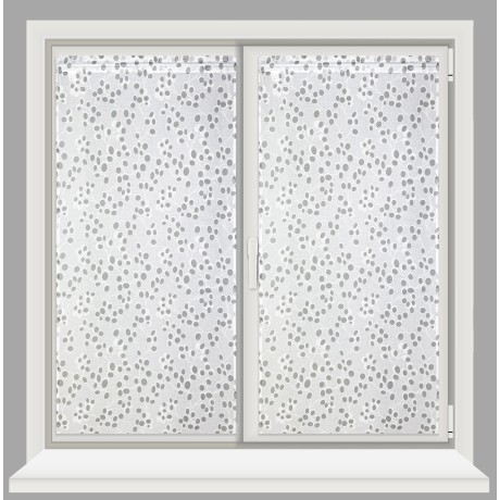 par de cortinas de cristal...