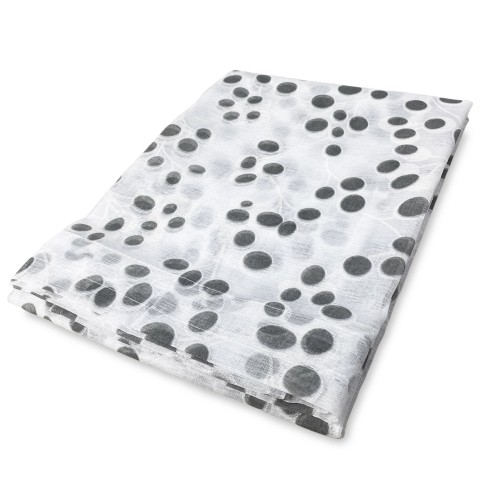 Paar GREY SPRING Glasvorhänge