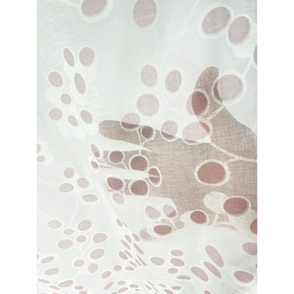 Paar Glasvorhänge PRIMAVERA ROSA