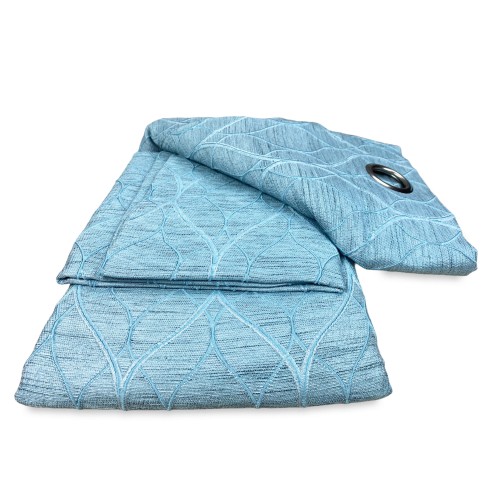 LUNEL VORHANG in Unifarbe MESSING cm. 140X280 UNDURCHSICHTIG VERPACKT