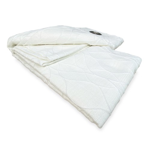 TENDA LUNEL in tinta unita BIANCO cm. 140X280 COPRENTE confezionata