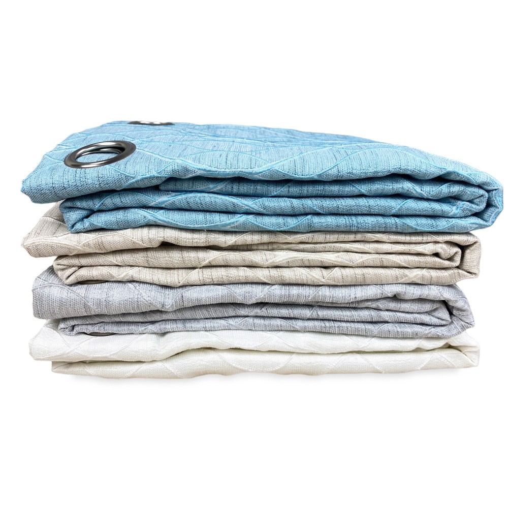 Cortina LUNEL en color liso LATÓN cm. 140X280 OPACO EMPAQUETADO