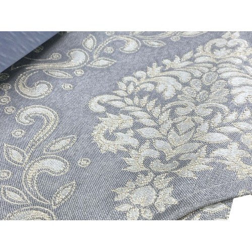 ROSY SATIN SATIN GREY DOPPELBETTLAKEN und TAGESDECKE Brautidee