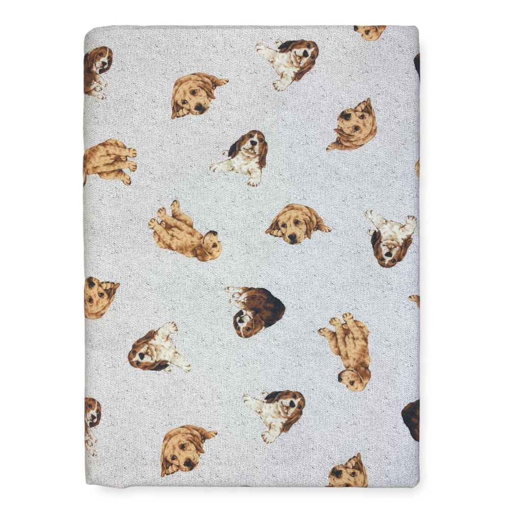 FUNDA DE TOALLA PARA MUEBLE GRAN SCARF COLCHA funda de sofá DIGITY CANI tejido gris claro en puro algodón