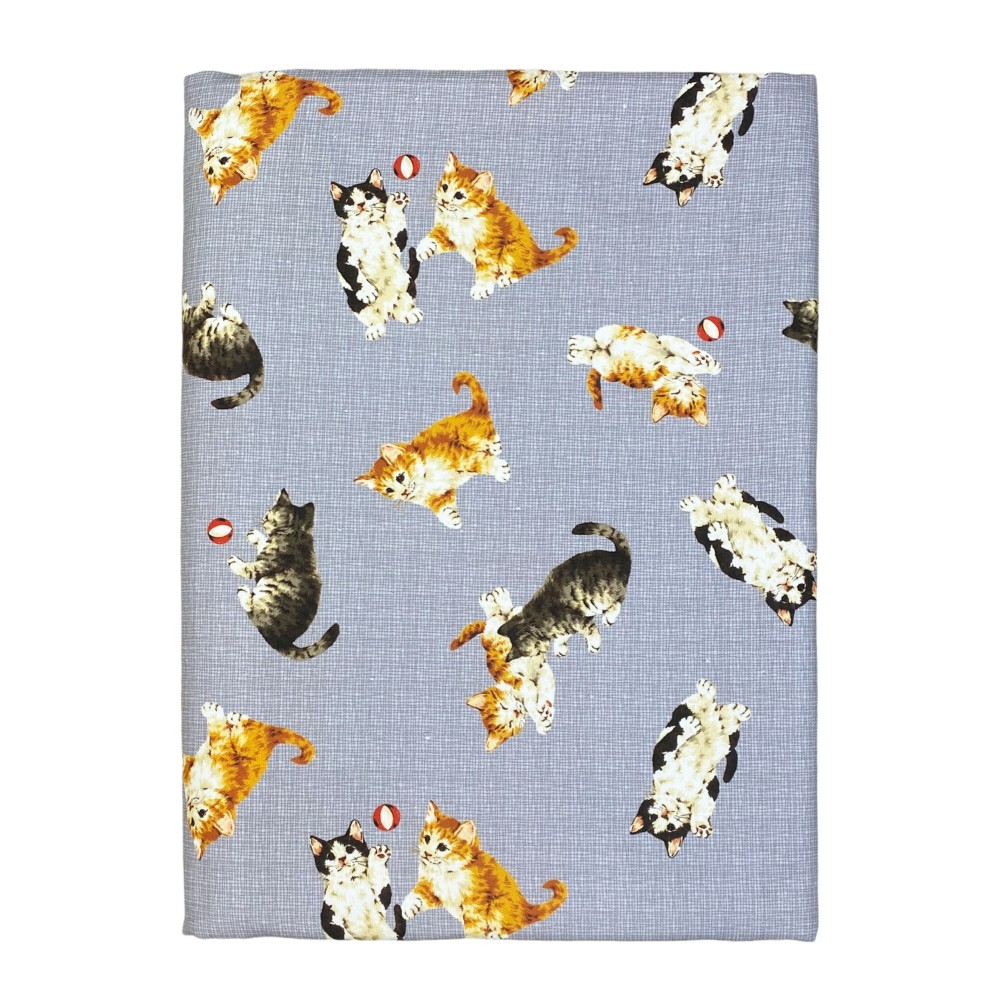 FUNDA DE TOALLA PARA MUEBLE GRAN SCARF COLCHA funda de sofá tela DIGITY GATTINI gris en puro algodón