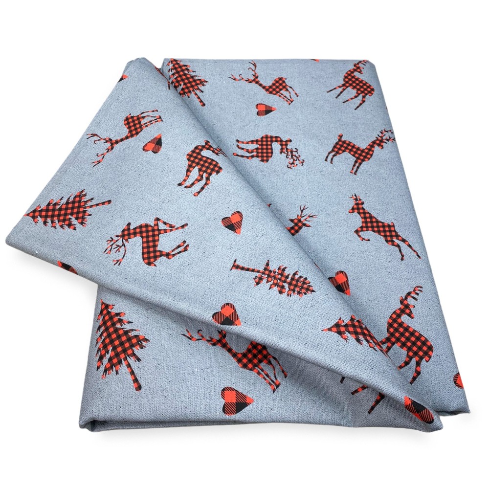 Tischdecke mit Hirsch