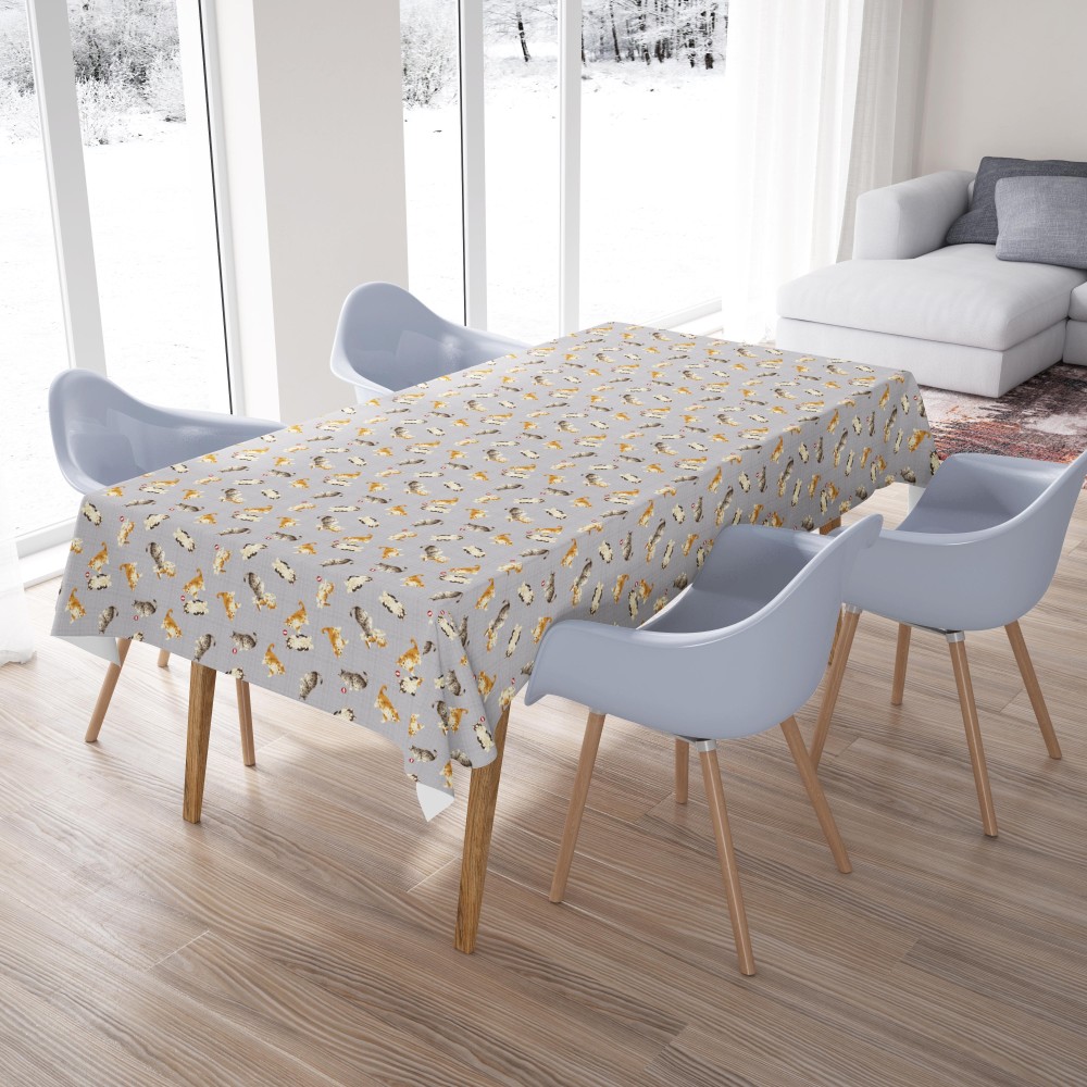 TOVAGLIA in cotone GATTINI grigio