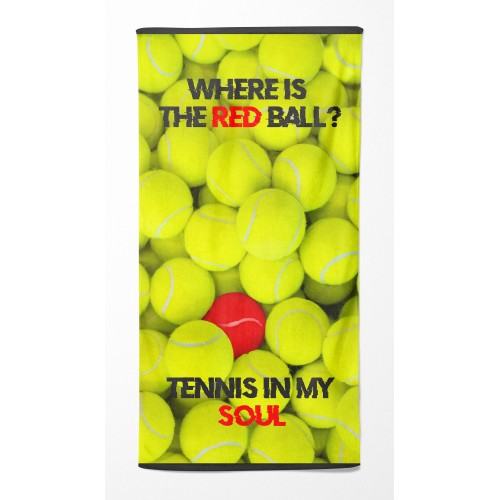 PELOTA DE TENIS toalla de rizo tamaño grande cm. 90 x 170