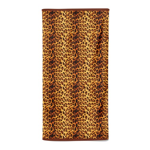 SERVIETTE DE PLAGE dans l’éponge LEOPARDAD mesure grand cm. 90 X 170