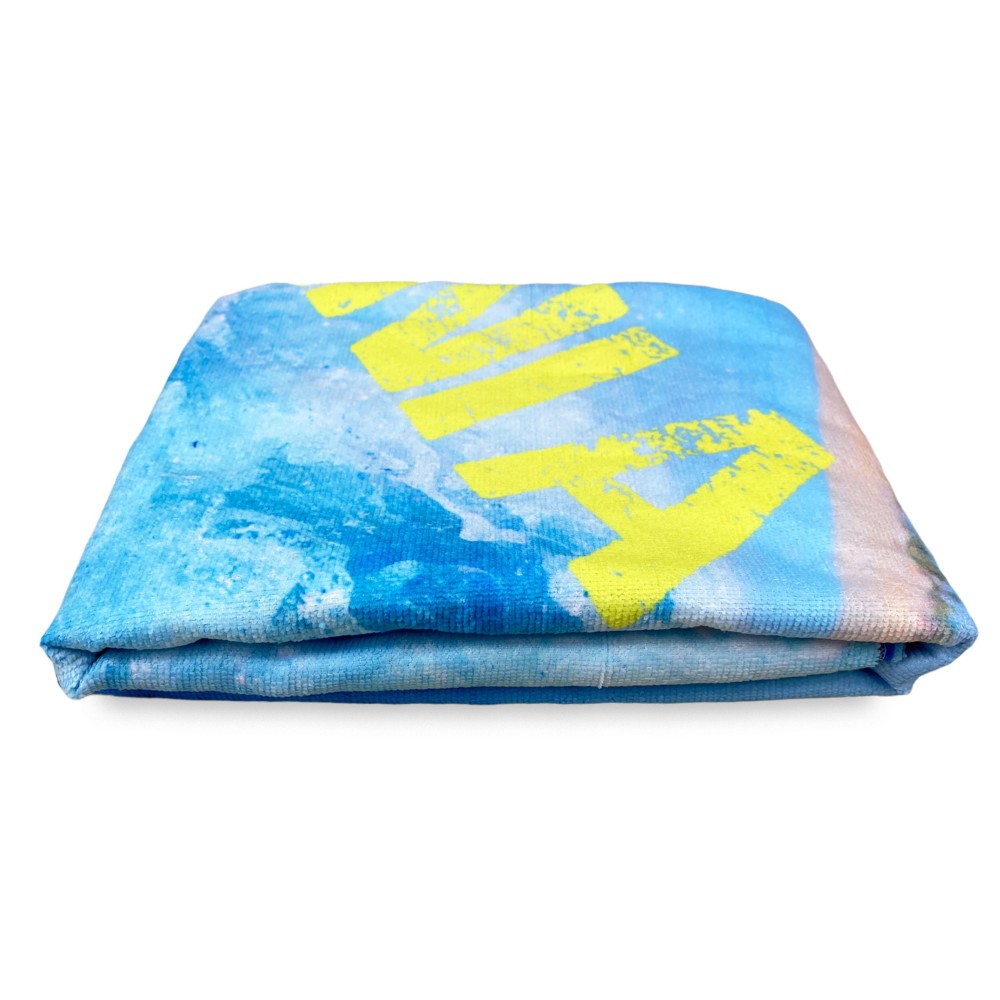 SERVIETTE DE PLAGE dans l’éponge SURF MANIA mesure grand cm. 90 X 170